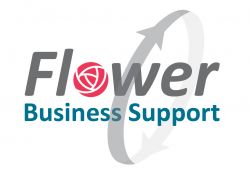 Logo Flower Business Support